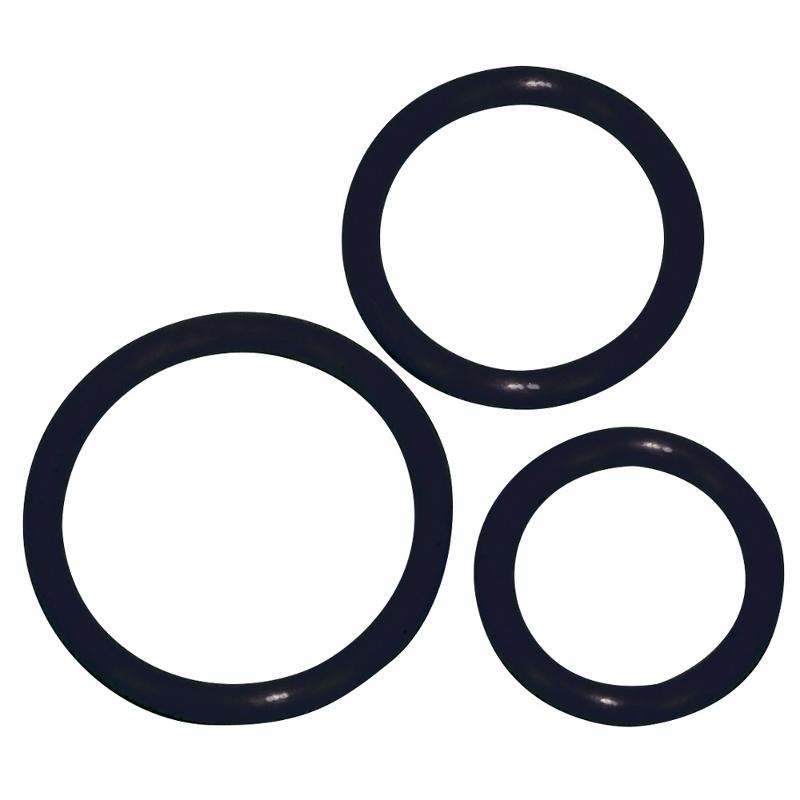 Ерекційні кільця - Silicone Cock Ring Set, 3 шт.