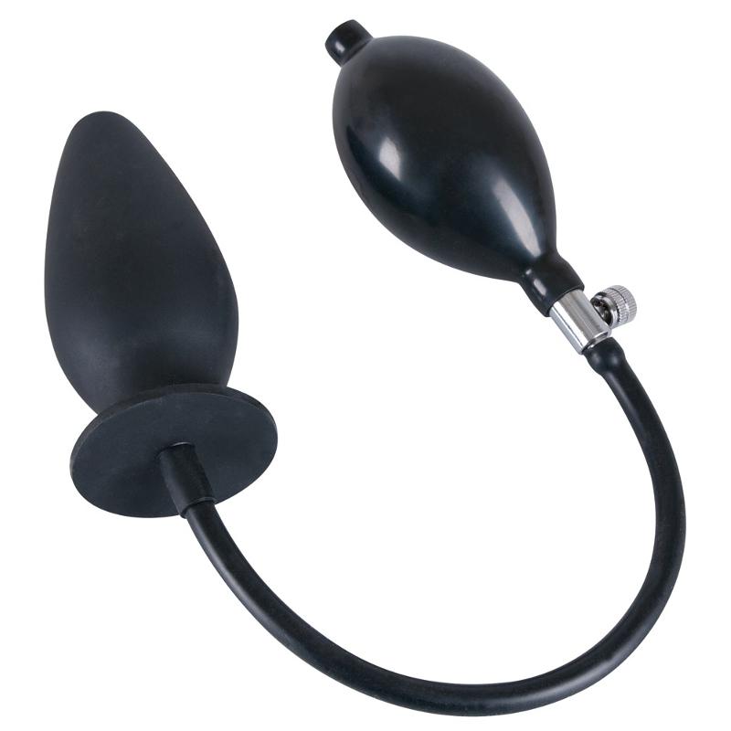 Анальна пробка - True Black Inflatable Anal Plug