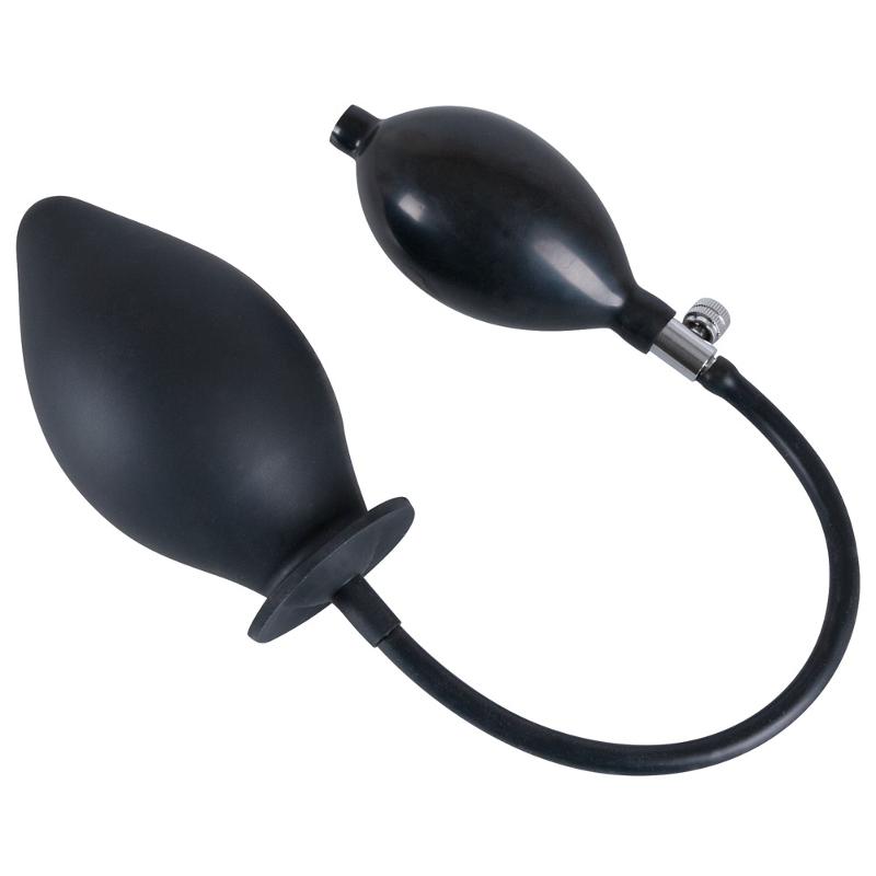 Анальна пробка - True Black Inflatable Anal Plug
