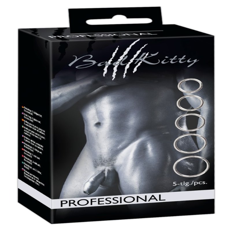 Ерекційні кільця - Bad Kitty Professional Cock Ring Set - зображення 1