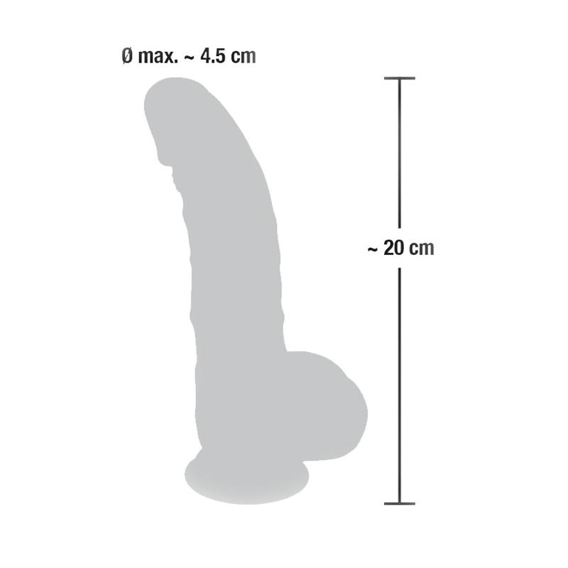 Фалоімітатор - Medical Silicone Dildo, 20 см