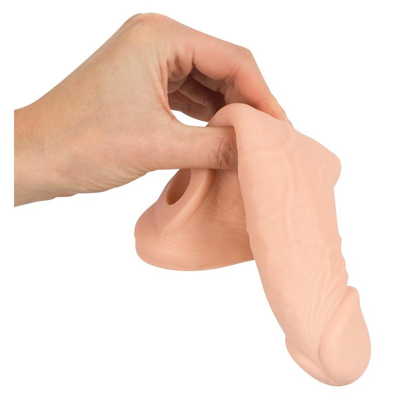 Подовжуюча насадка - Nature Skin Penis Sleeve With Extension