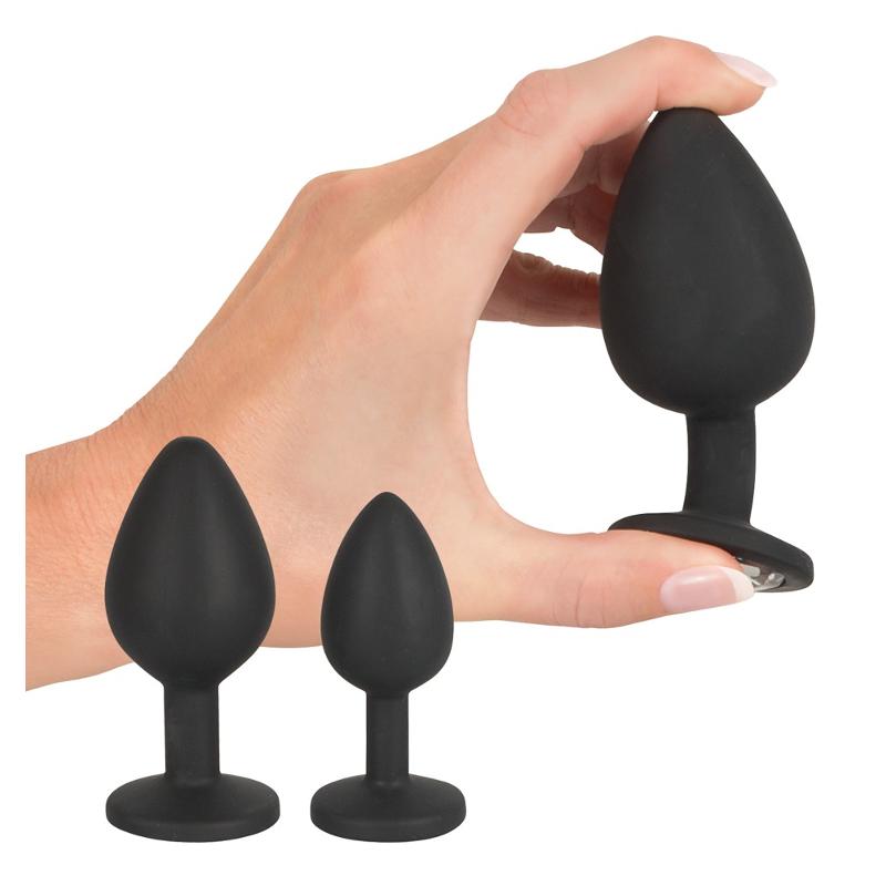 Набір анальних пробок - Black Velvets Anal Kit