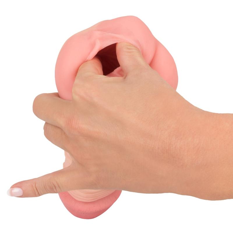 Насадка+мастурбатор - Nature Skin 2in1 Extension+Masturbator (+8 см)