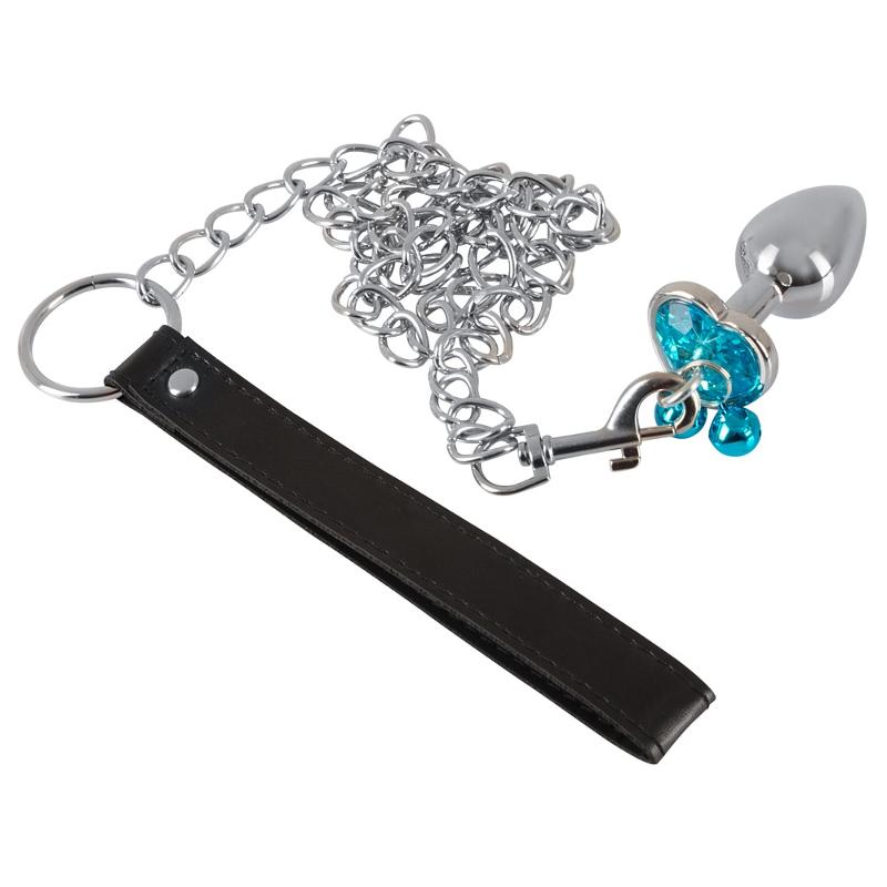 Набір анальних пробок і повідець - Butt Plug Set with a Leash