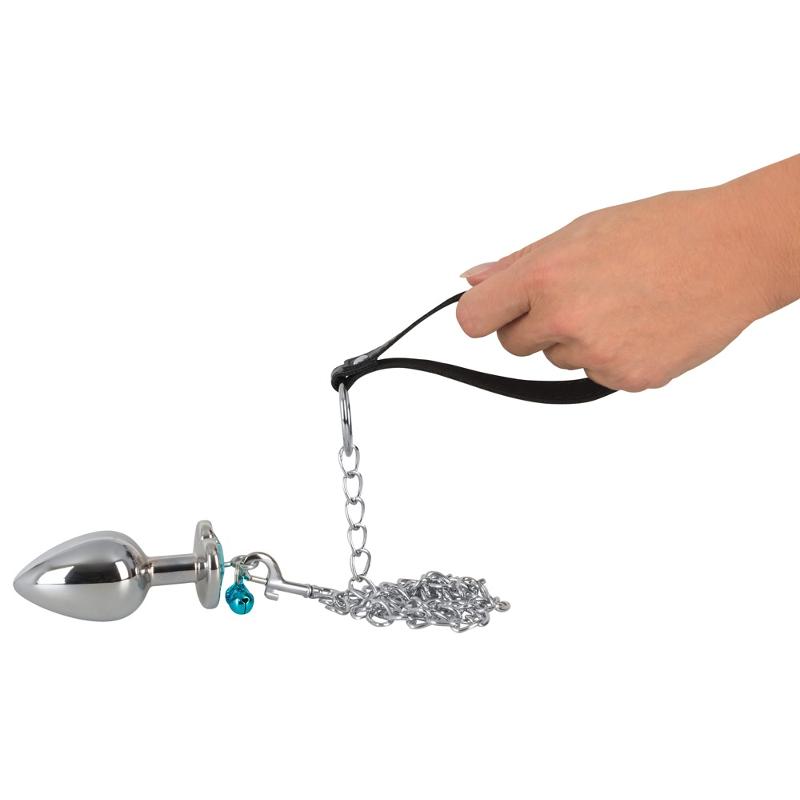 Набір анальних пробок і повідець - Butt Plug Set with a Leash