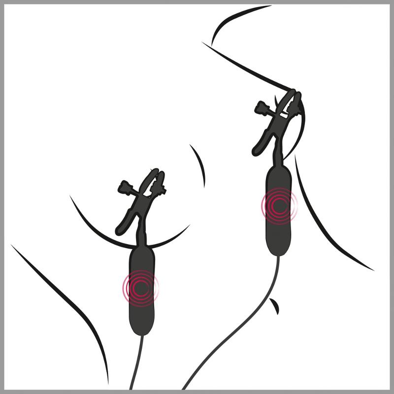 Затискачі для сосків - FFS Vibrating Nipple Clamps