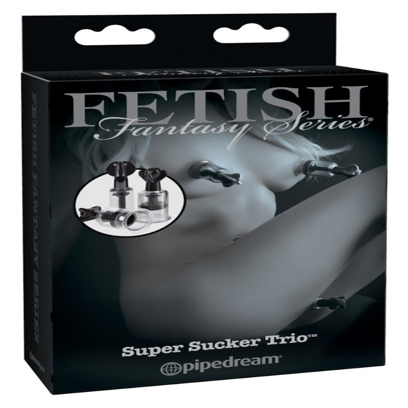 Fetish Fantasy Series Limited Edition Super Suckers Trio - Black - зображення 1