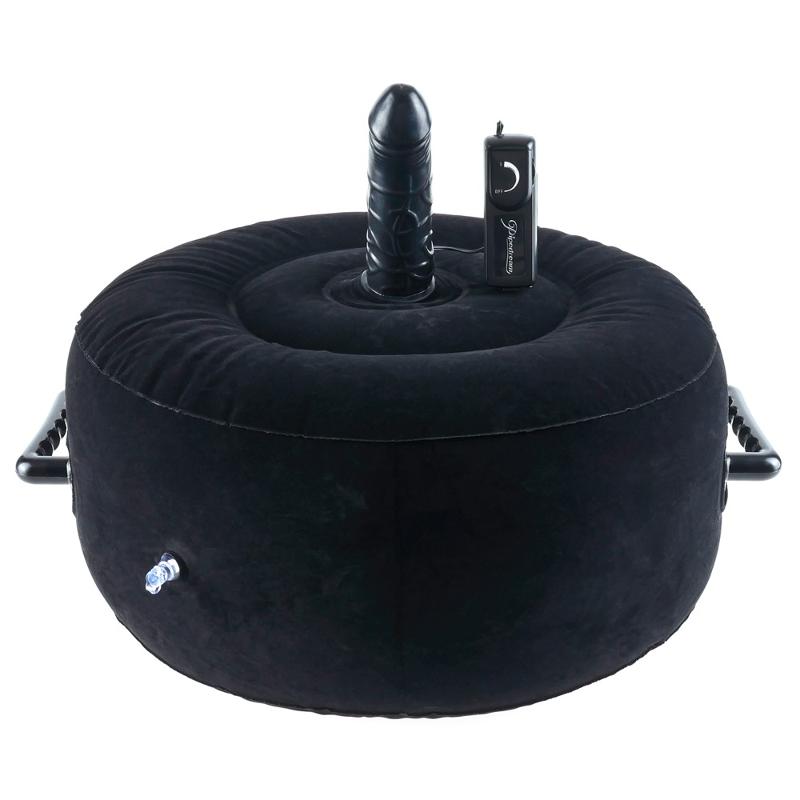 Надувна подушка з вібратором - FFS Inflatable Hot Seat Black