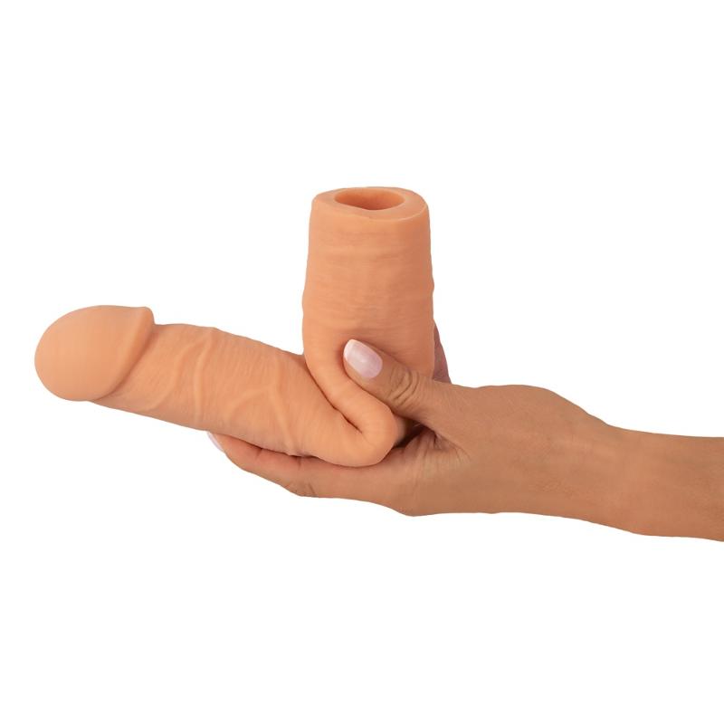 Насадка на член - Nature Skin Extension Sleeve +7 см