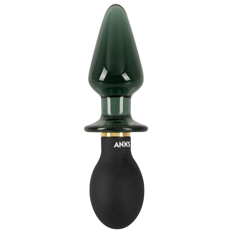 Анальний стимулятор - ANOS Double-Ended Butt Plug With Vibration