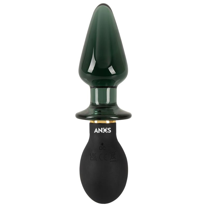 Анальний стимулятор - ANOS Double-Ended Butt Plug With Vibration