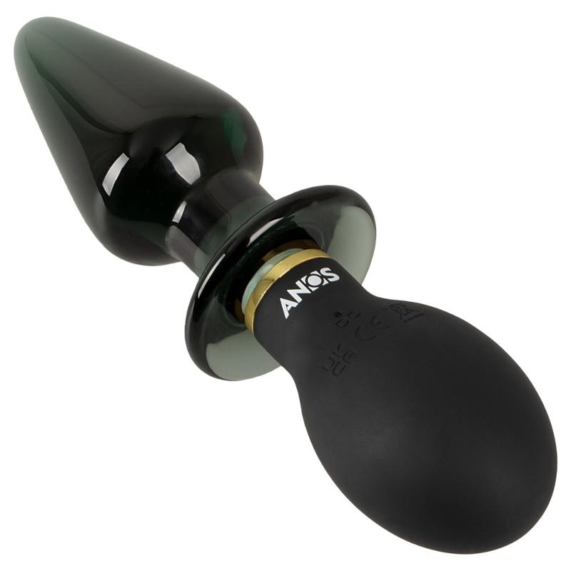 Анальний стимулятор - ANOS Double-Ended Butt Plug With Vibration