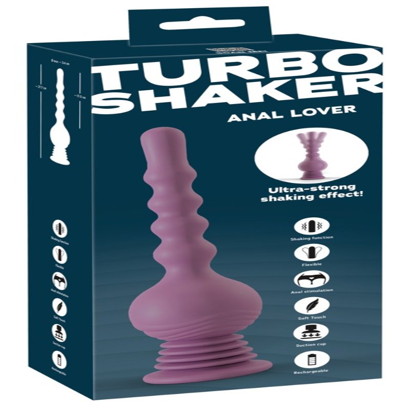 Анальний вібратор - Turbo Shaker Anal Lover - зображення 1