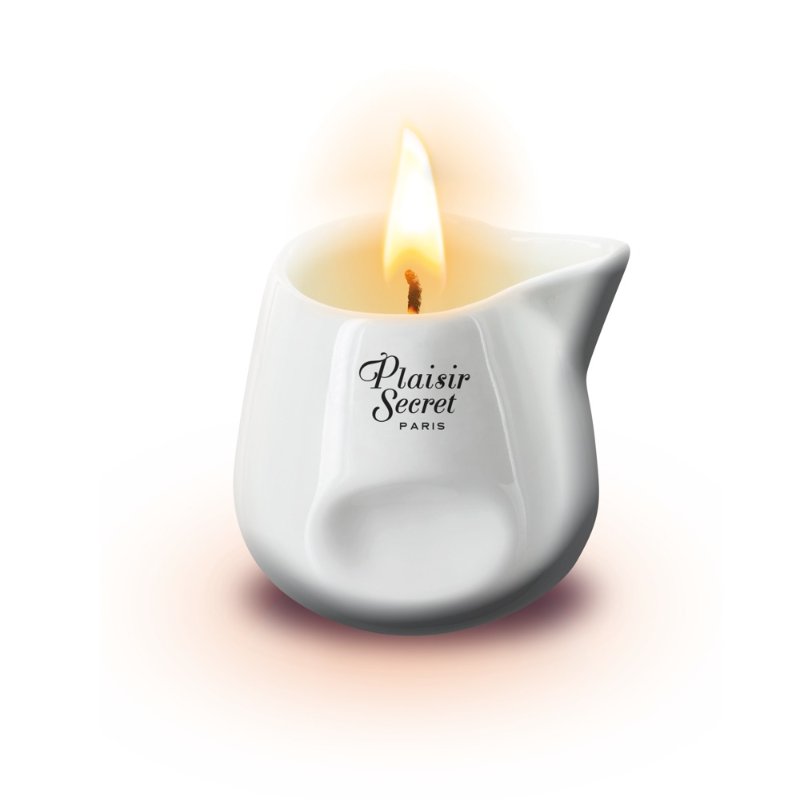 Масажна свічка - Plaisir Secrets Massage Candle Strawberry, 80 мл