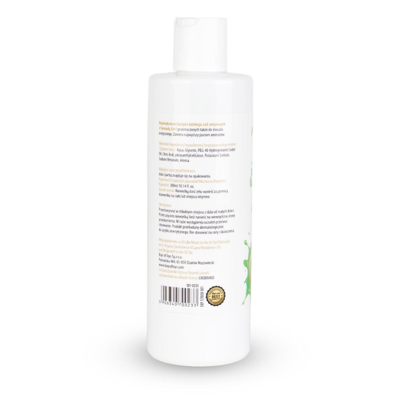 2в1 лубрикант та масажний гель - MyLove Aroma Series Intim&Massage Kiwi, 300 мл
