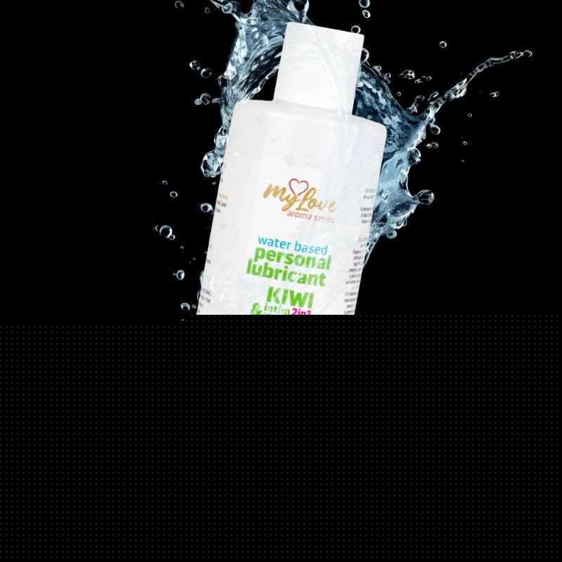 2в1 лубрикант та масажний гель - MyLove Aroma Series Intim&Massage Kiwi, 300 мл