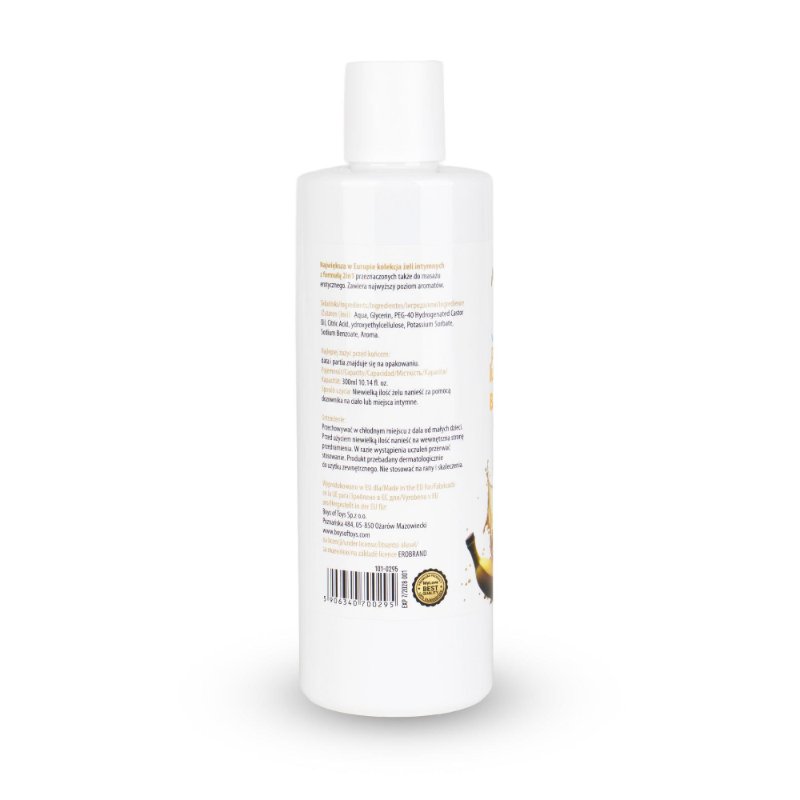 2в1 лубрикант та масажний гель - MyLove Aroma Series Intim&Massage Banana, 300 мл