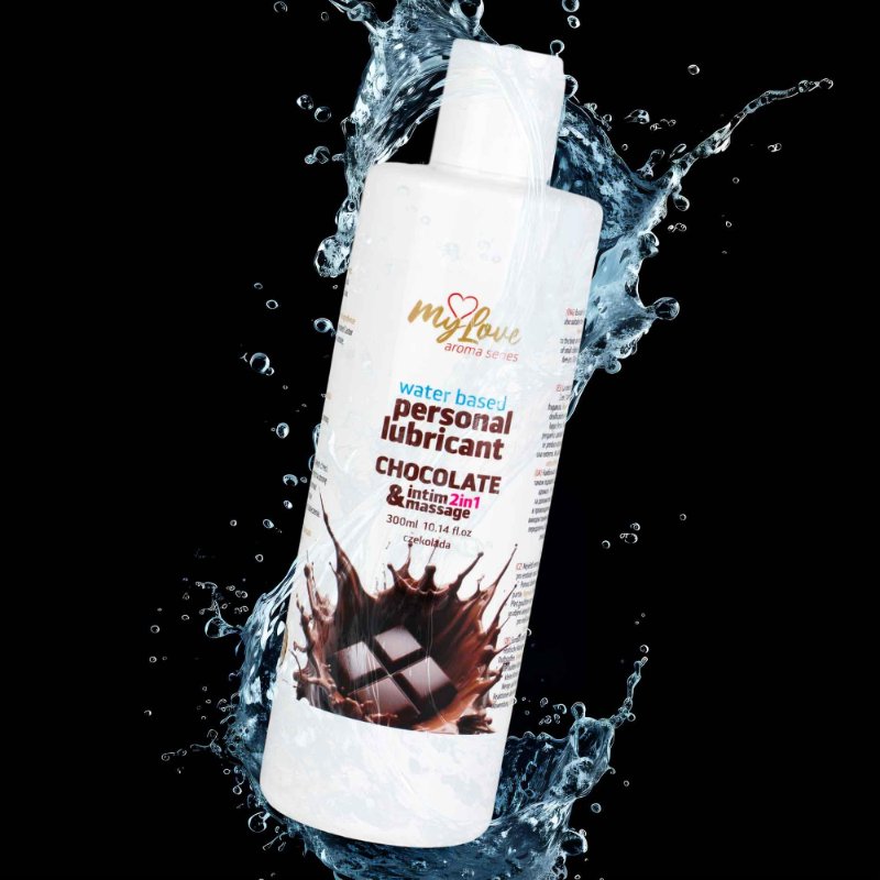 2в1 лубрикант та масажний гель - MyLove Aroma Series Intim&Massage Chocolate, 300 мл