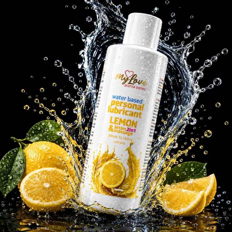 2в1 лубрикант та масажний гель - MyLove Aroma Series Intim&Massage Lemon, 300 мл