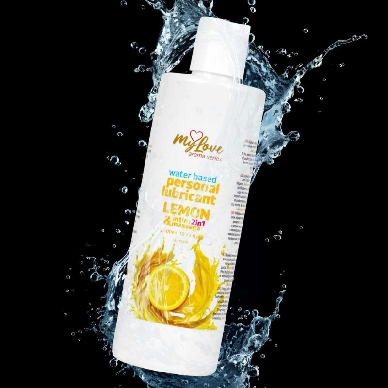 2в1 лубрикант та масажний гель - MyLove Aroma Series Intim&Massage Lemon, 300 мл