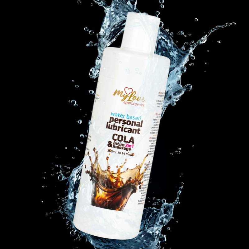 2в1 лубрикант та масажний гель - MyLove Aroma Series Intim&Massage Cola, 300 мл