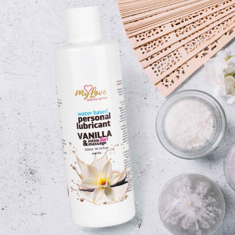2в1 лубрикант та масажний гель - MyLove Aroma Series Intim&Massage Vanilla, 300 мл
