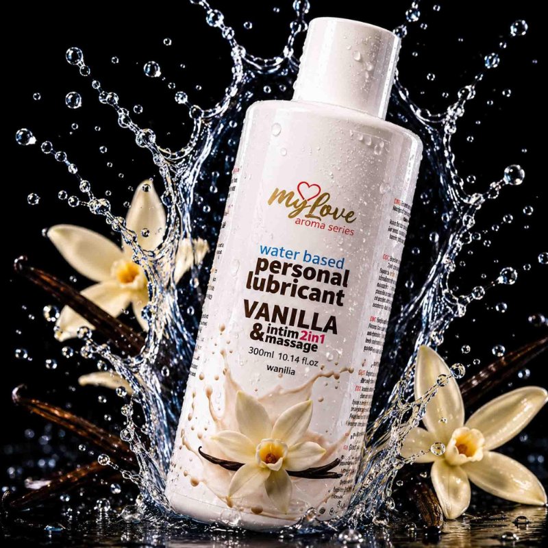 2в1 лубрикант та масажний гель - MyLove Aroma Series Intim&Massage Vanilla, 300 мл