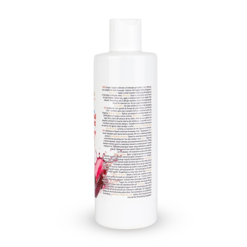 2в1 лубрикант та масажний гель - MyLove Aroma Series Intim&Massage Raspberry, 300 мл