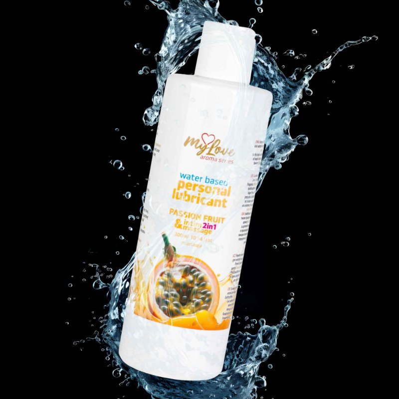2в1 лубрикант та масажний гель - MyLove Aroma Series Intim&Massage Passion Fruit, 300 мл