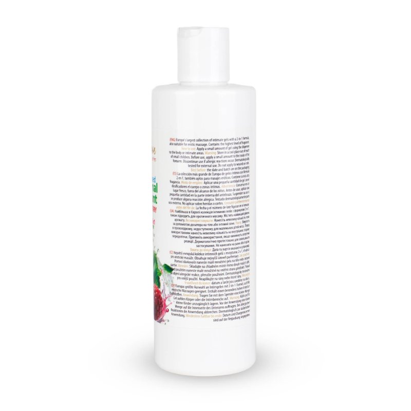 2в1 лубрикант та масажний гель - MyLove Aroma Series Intim&Massage Raspberry & Mint, 300 мл