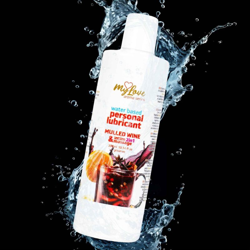2в1 лубрикант та масажний гель - MyLove Aroma Series Intim&Massage Mulled Wine, 300 мл