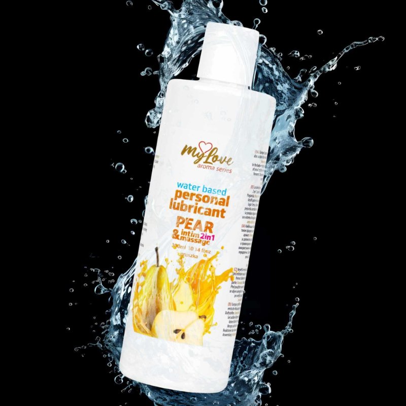 2в1 лубрикант та масажний гель - MyLove Aroma Series Intim&Massage Pear, 300 мл