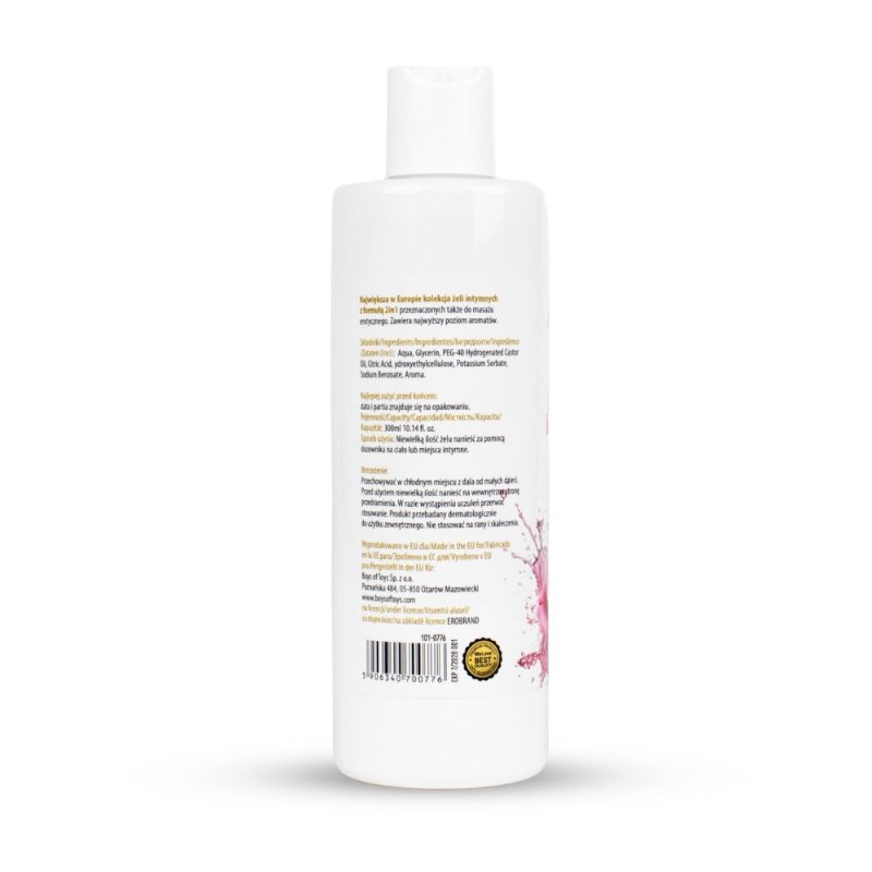 2в1 лубрикант та масажний гель - MyLove Aroma Series Intim&Massage Rose, 300 мл