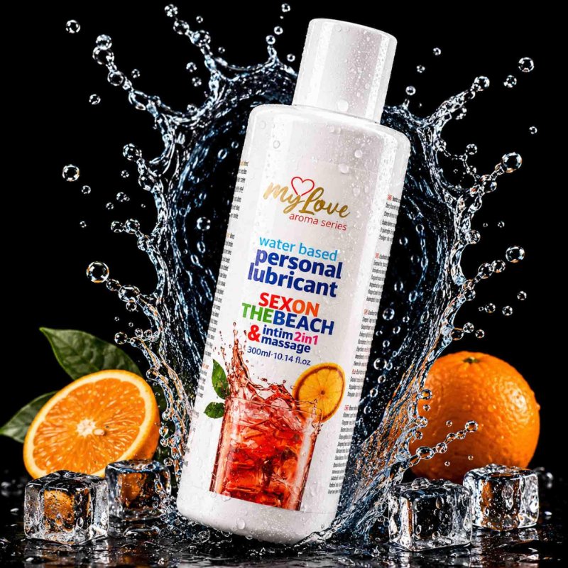 2в1 лубрикант та масажний гель - MyLove Aroma Series Intim&Massage Sex On The Beach, 300 мл