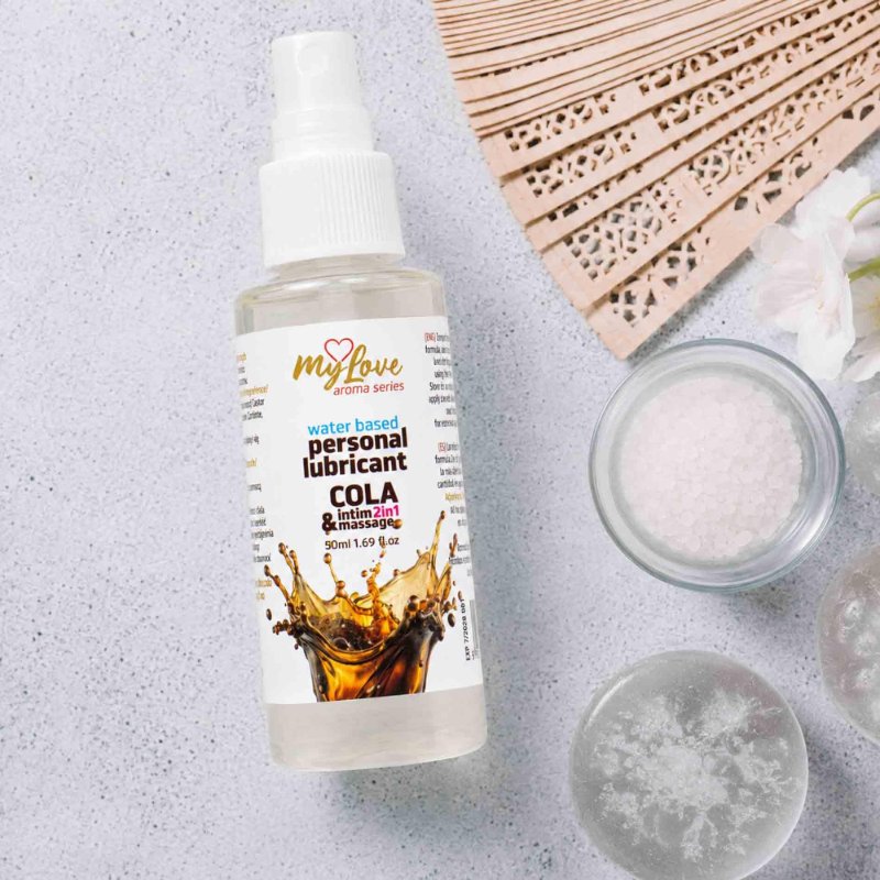 2в1 лубрикант та масажний гель - MyLove Aroma Series Intim&Massage Cola, 50 мл