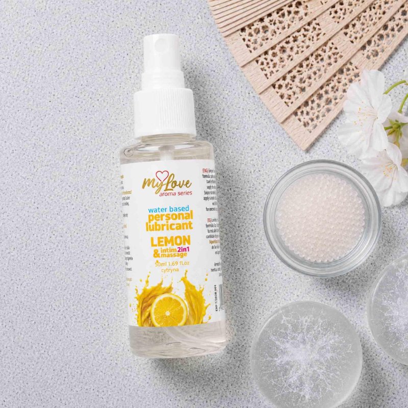 2в1 лубрикант та масажний гель - MyLove Aroma Series Intim&Massage Lemon, 50 мл