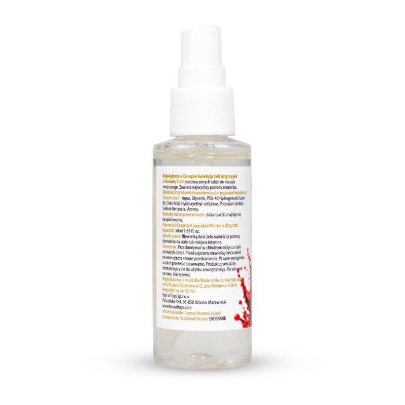 2в1 лубрикант та масажний гель - MyLove Aroma Series Intim&Massage Cherry, 50 мл