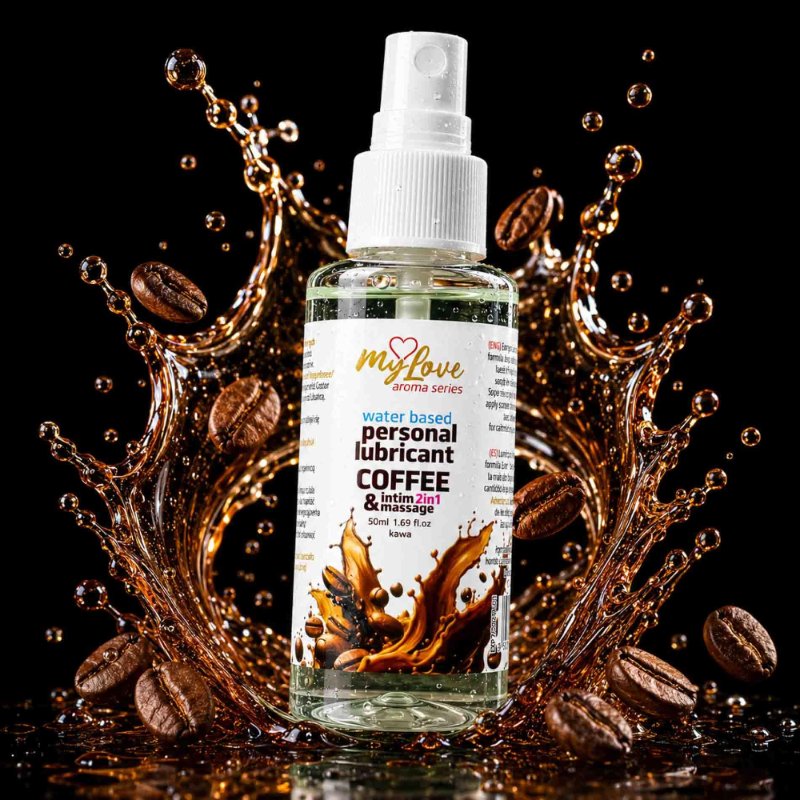2в1 лубрикант та масажний гель - MyLove Aroma Series Intim&Massage Coffee, 50 мл