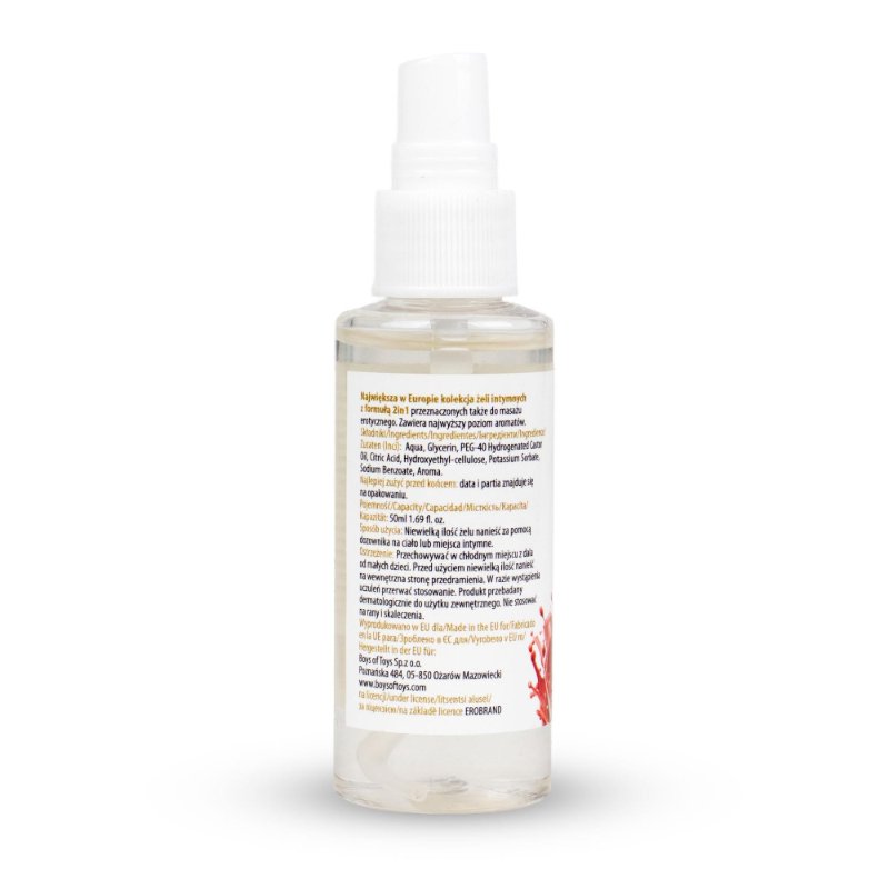 2в1 лубрикант та масажний гель - MyLove Aroma Series Intim&Massage Strawberry, 50 мл