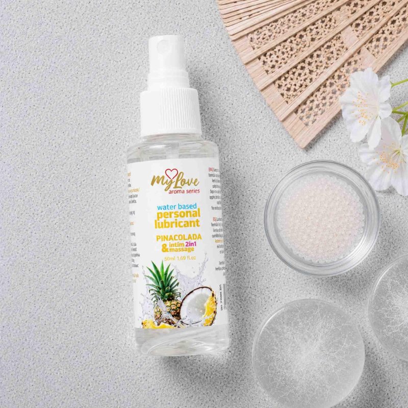 2в1 лубрикант та масажний гель - MyLove Aroma Series Intim&Massage Pina Colada, 50 мл