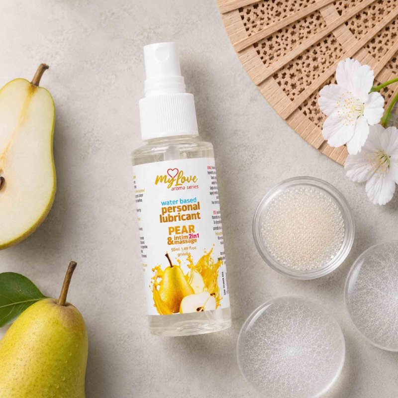2в1 лубрикант та масажний гель - MyLove Aroma Series Intim&Massage Pear, 50 мл