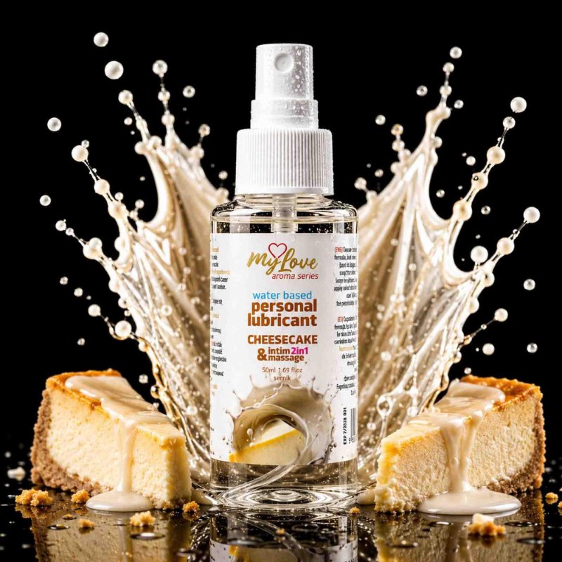 2в1 лубрикант та масажний гель - MyLove Aroma Series Intim&Massage Cheesecake, 50 мл