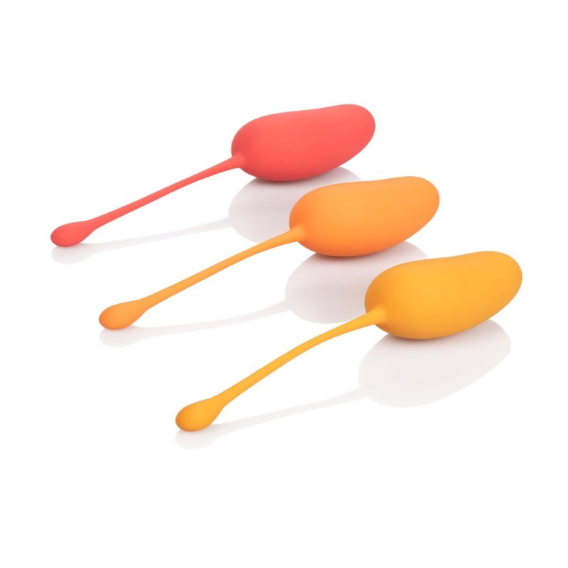 Набір вагінальних кульок - Calexotics Kegel Training Set Mango