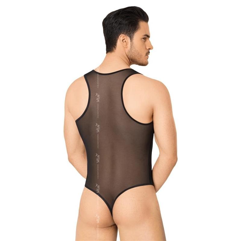 Чоловіче боді - Body 4609, black XL