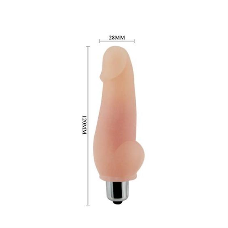 Реалістичний вібратор - Super Mini Vibrator Flesh