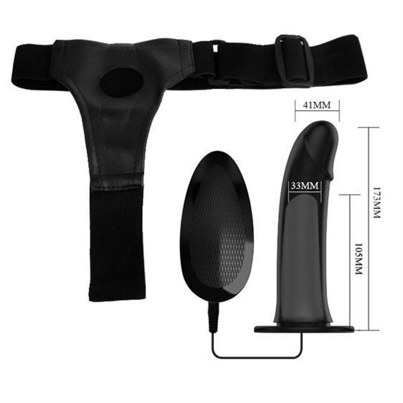 Страпон - Pretty Love Vito 6.8" Vibrating Strap On