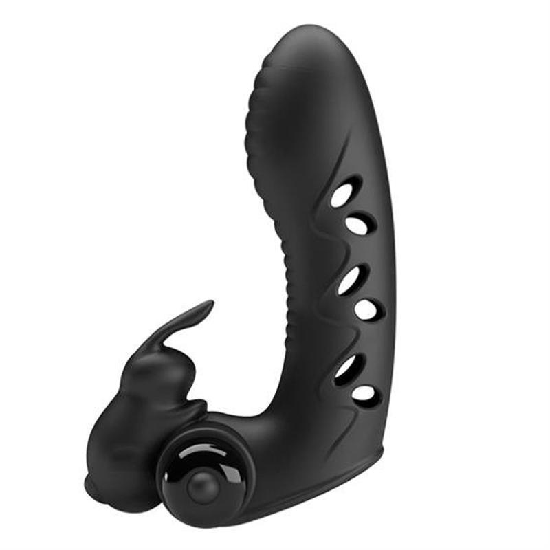 Насадка на палець - Pretty Love Vance Honey Finger Vibrator Black