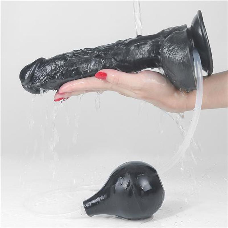 Фалоімітатор - Squirt Extreme Dildo 10" Black