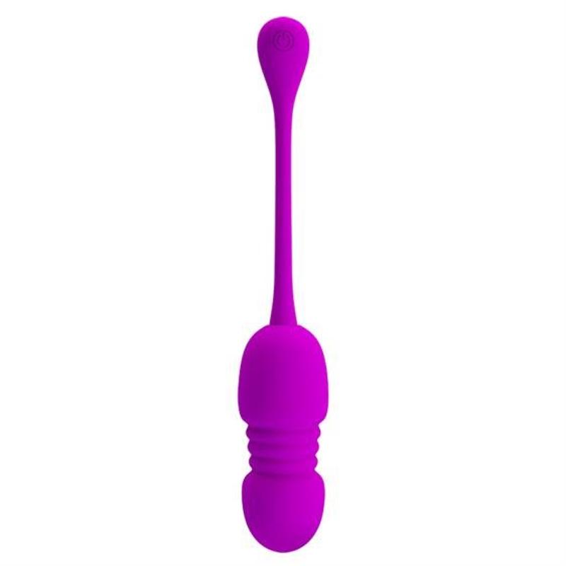 Віброяйце - Pretty Love Callie Thrusting Vibrating Egg Purple